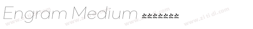 Engram Medium 半粗体字体转换